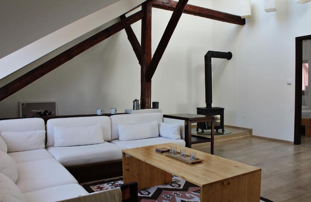 Attic with parking, near the center of ČB - 110m2