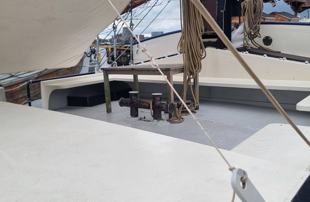 Authentic and fully sustainable sailing ship Amsterdam