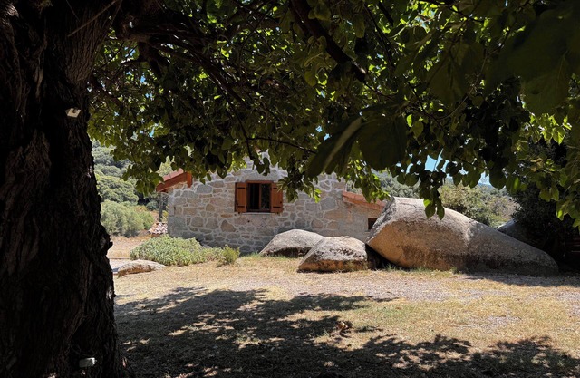 Authentic stone Caseddu in Porticcio with sea view