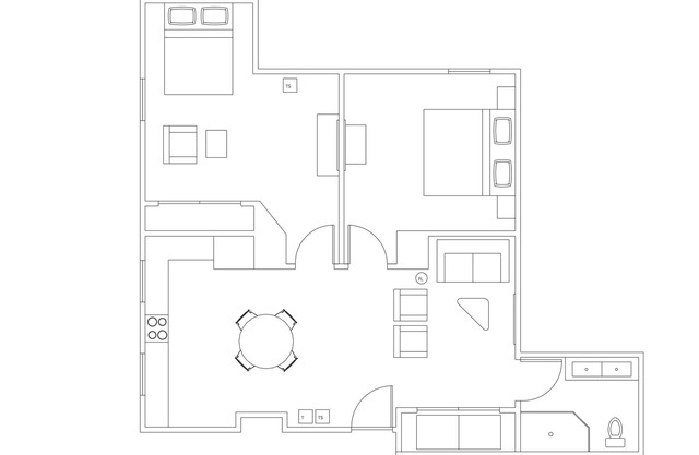 B-1, 2 Bedroom - Downtown Collingwood, Luxury Boutique Hotel.