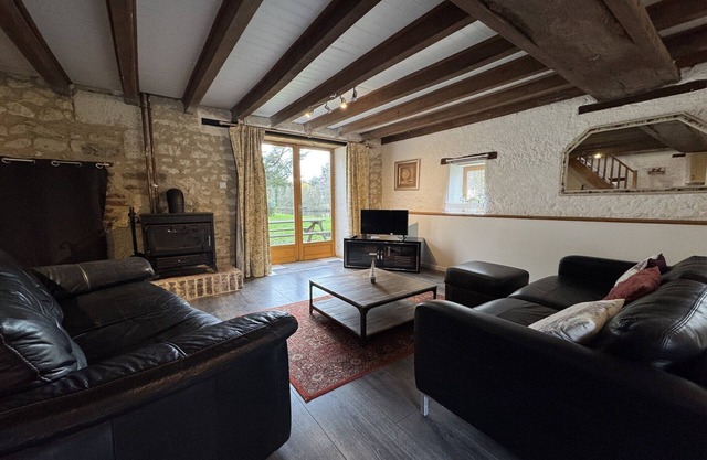 Barn in Aubigné-Racan with Heated Pool