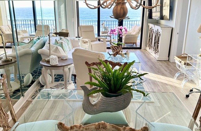 BEACHFRONT, OCEANFRONT condo ON PRIVATE BEACH