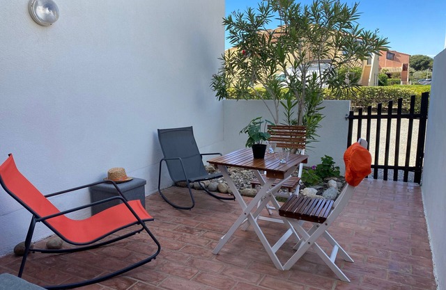 Beachside 2BR Apartment with Parking & Terrace, Sleeps 5, Pet-Friendly, Steps to the Sea