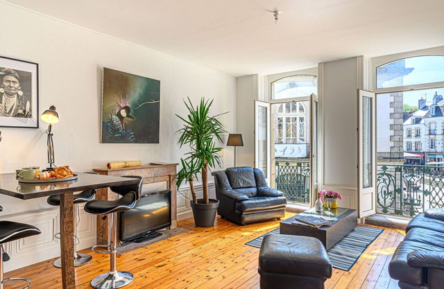 Beautiful apartment for 2 people with WIFI, TV, balcony and pets allowed