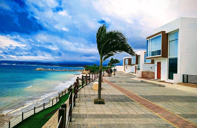 Beautiful house with great Ocean view and pool on site