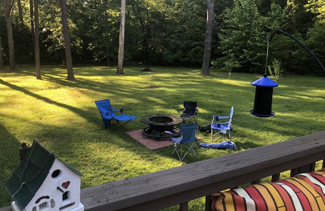 Beautiful in Fall! Perfect spot on lake for fishing! Spacious home; Eagles near!