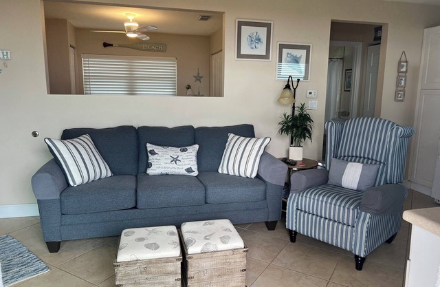 Beautiful Ocean Front Condo just steps to the sand!