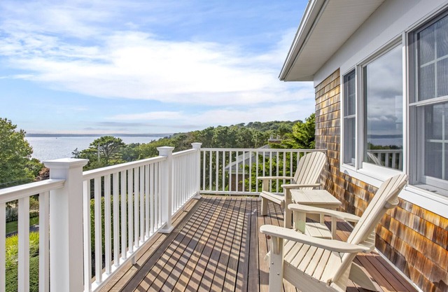 Beautiful Southampton Home with breathtaking waterfront views, front porch,.