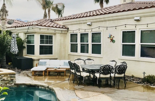 Beautiful & spacious home-gated community. Private yard w/salt water pool/spa.