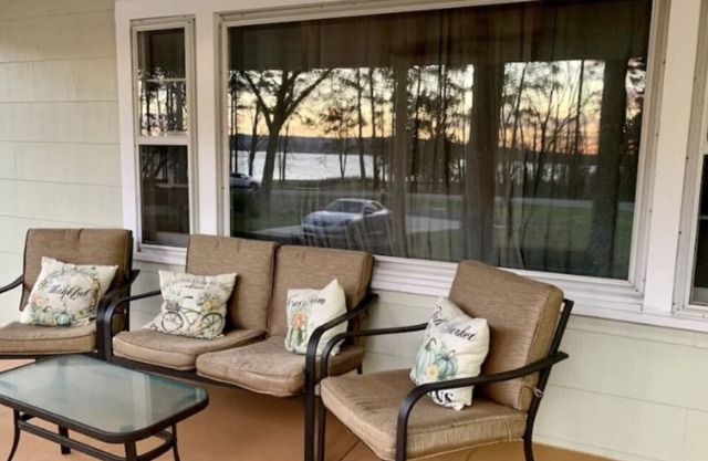 Beautiful sunsets on the Lake from our cottage