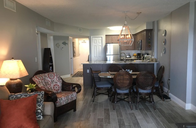 Beautiful white sand and the Gulf- that’s the straight on view from this condo!