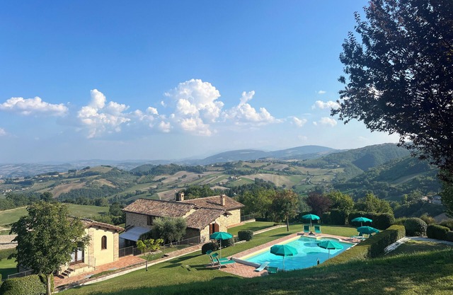 Beautifully restored villa with stunning views with yoga studio and private pool