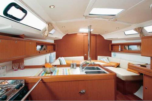 Bed on Boat 37, by Sunset