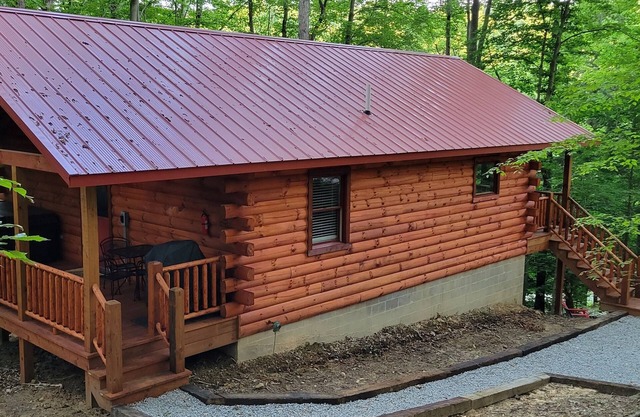 Beech View Haven- Custom Log Home in Hocking Hills