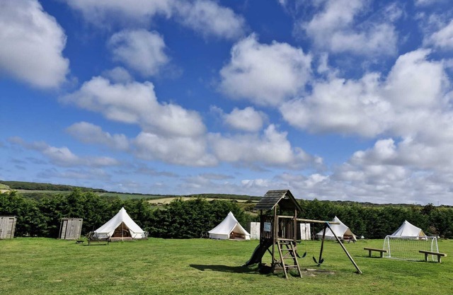 Bell Tent Grass Pitch