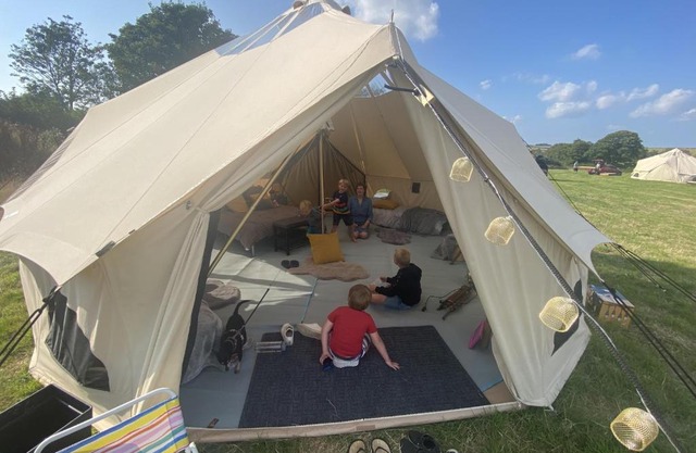 Bell Tents at Llanfair Hall