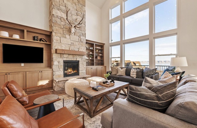 Black Timer Lodge (Sleeps 36) by Bear Lake Luxury Rentals