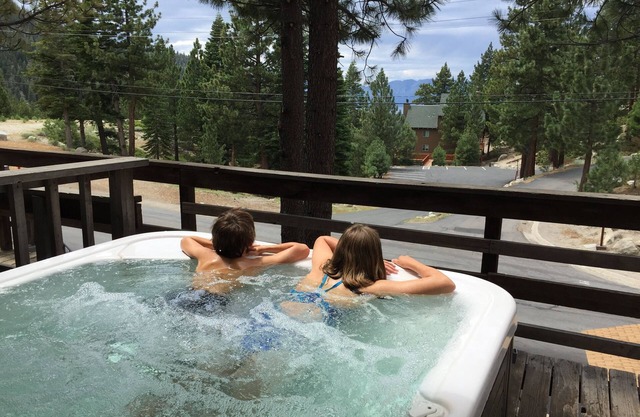 Book your getaway to Tahoe! Hiking! Casinos! Lake! Private spa on deck!