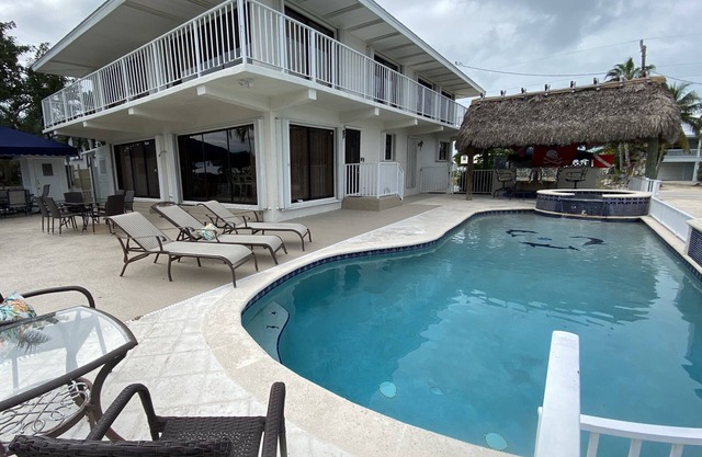 Breathtaking big waterfront home with private pool!