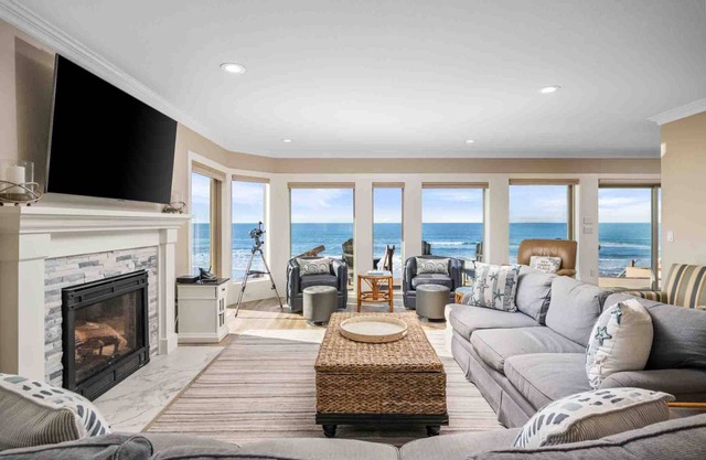 Breathtaking Panoramic Ocean and Beach Views from Home, Enormous Deck, Game Room, Not Pet Friendly