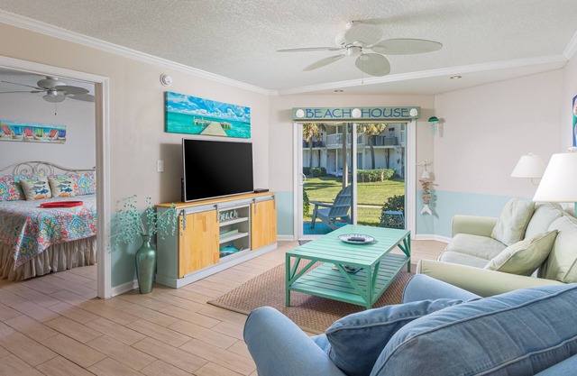 Bright and Fun Beach Themed Condo - On Little Sabine Bay - Sand Dollar W107