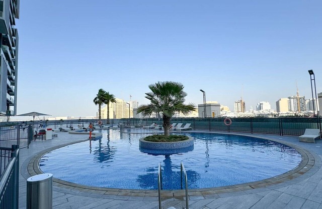 Bright and Stylish studio in JVC with skyline view