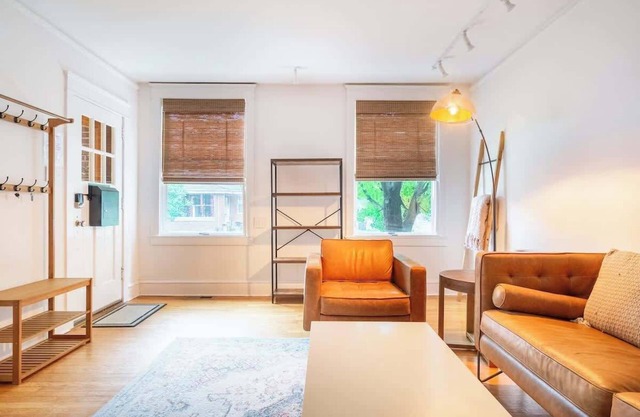 Bright, clean spacious 2 BR apt off street parking