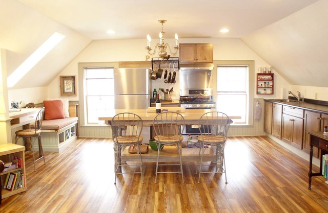 Bright Village Studio apartment in Mid-Coast Maine