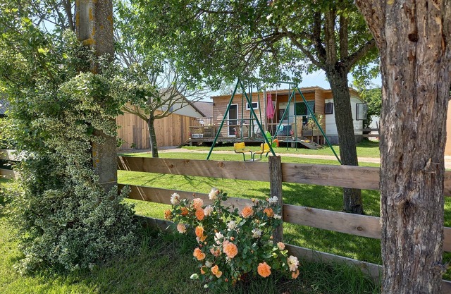 Bungalow on a horse farm