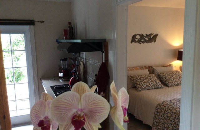 Bungalow only 2 blocks from the ocean (Cliff) with private patio & OCEAN VIEW