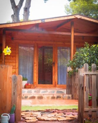 Cabaña madera en bosque 100 ECO