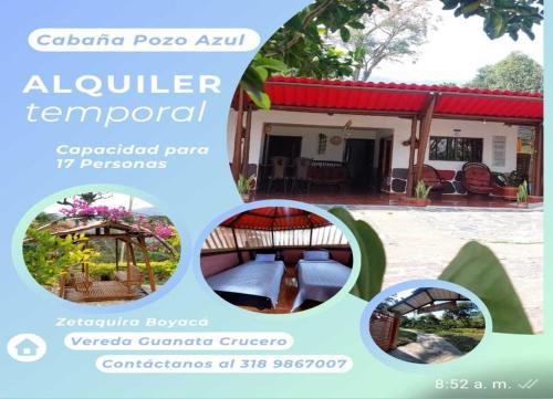 Cabaña pozo azul