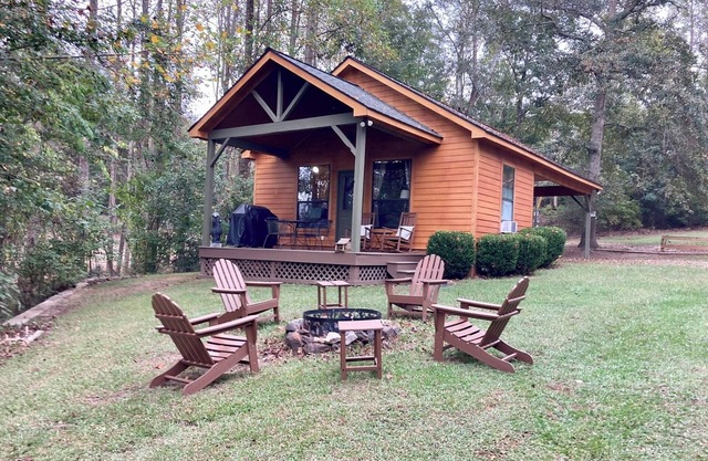 Cabin on water-dock-slip-fishing-amazing sunsets-Book your summer stay-pets YES!