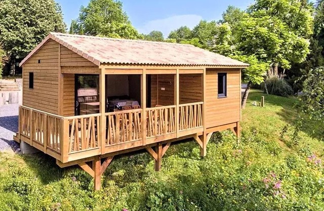 Camping Beau Rivage * - Chalet Premium 34m2 - 2 bedrooms - 6 people