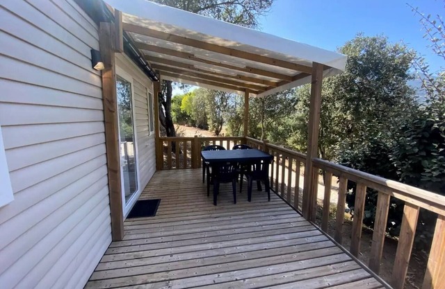 Camping maeva Escapades Colomba * - Mobile Home 3 Rooms 4 People Air-conditioned + TV