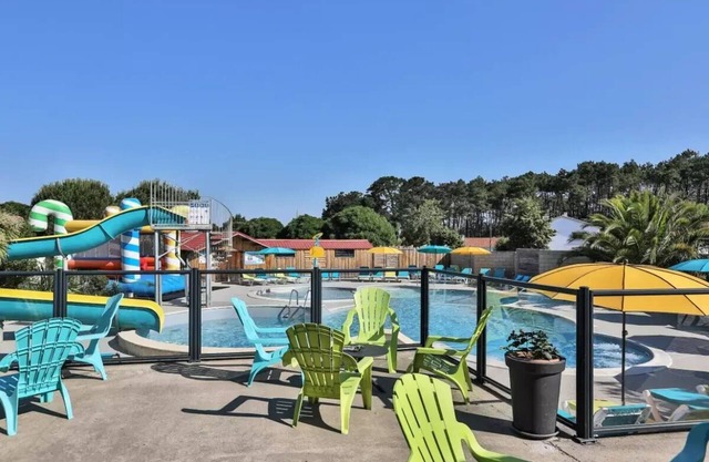 Camping Ushuaïa Le Parc de La Grève **** - Mobile Home Premium 4 Rooms 6 People + TV