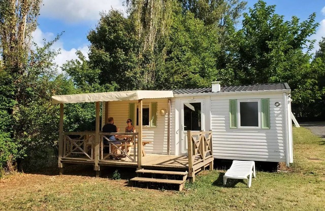 Campsite Nature Le Valenty * - Mobile home 2 bedrooms Lot family air conditioning 7 people