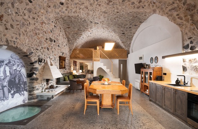 Canava Villas #2 with Private Pool @Medieval Village , Santorini