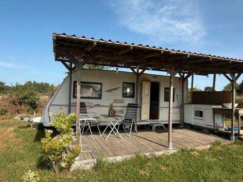 Caravanne 4 Pers Vue Sur L'étang