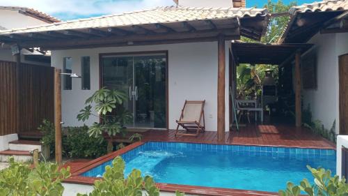 Casa #3 - Piscina a 400 mts da Praia, 2 suites com Ar Cond - Taipu de Fora, Barra Grande