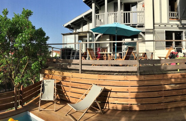 CASA BAIA Hendaye, heated pool, magnificent ocean view