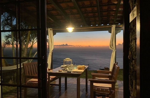 Casa Garcia-Mar stunning sunset by the volcano
