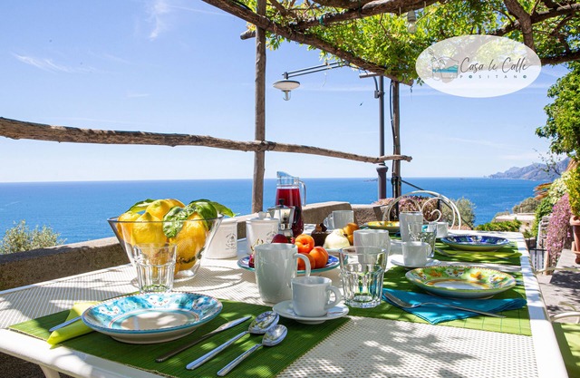 Casa Le Calle - Terrace overlooking the sea