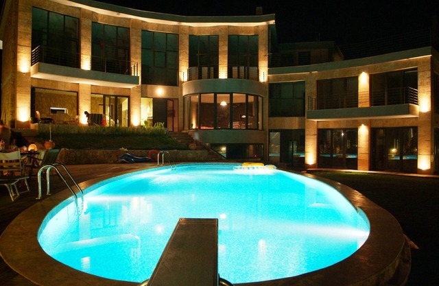 castle on the edge of the sea - private stone villas with pool