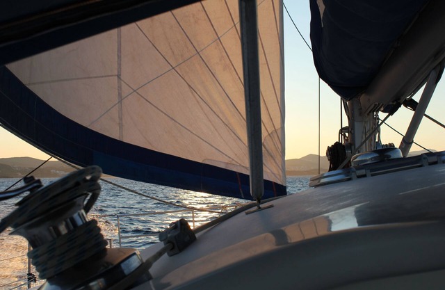 Catamaran with skipper and hostess Cyclades