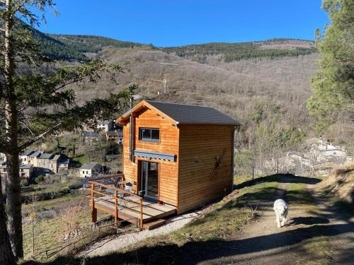 chalet bois montagne Urbanya Occitanie