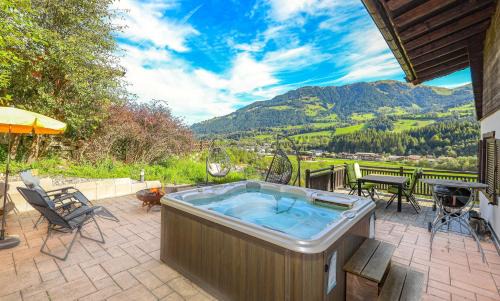 Chalet Moralee Kitzbühel, Whirlpool & Alpenblick