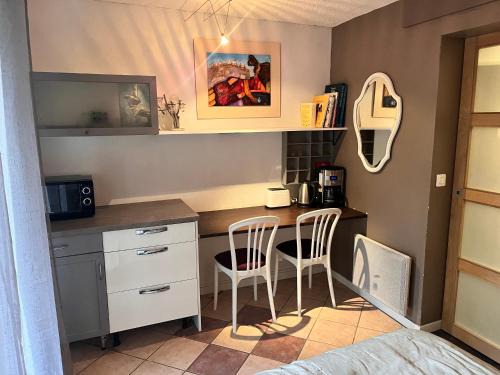 Chambre aménagée à Quintal