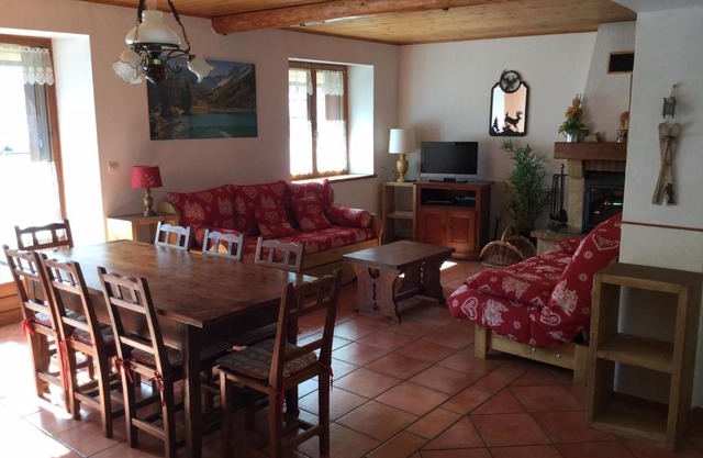 Charmant duplex 3 chambres, 8 personnes avec jardin, cheminée, proche pistes - Serre Chevalier - FR-1-762-32