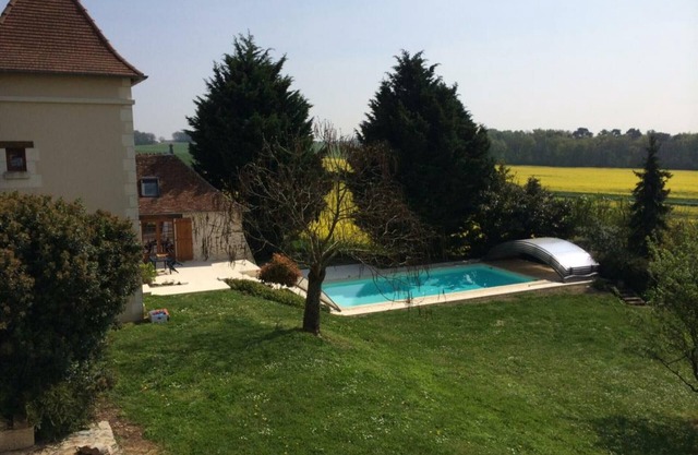 Charming 17th-Century Home in South Touraine with Private Pool, Garden & Modern Amenities